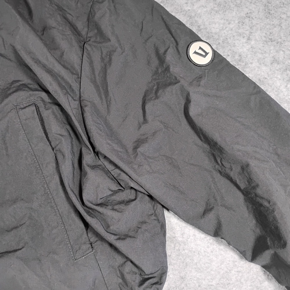 Vuori Airy Anorak Womens Black Windbreaker Parka Jacket Drawstring Waist M *Flaw - Picture 4 of 16
